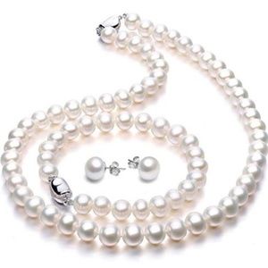 Freshwater Cultured Pearl Necklace Set Includes St